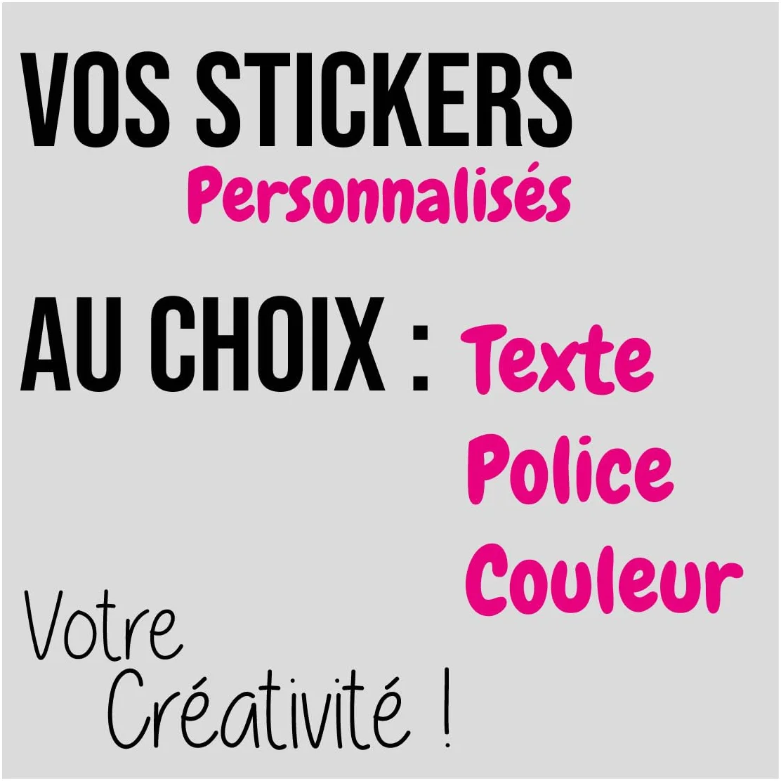 Sticker Prénom Personnalisé en Vinyle Texte Sur Mesure Mur Chambre Bébé Enfant 21 Couleurs Décoration Murale LENIDESIGN