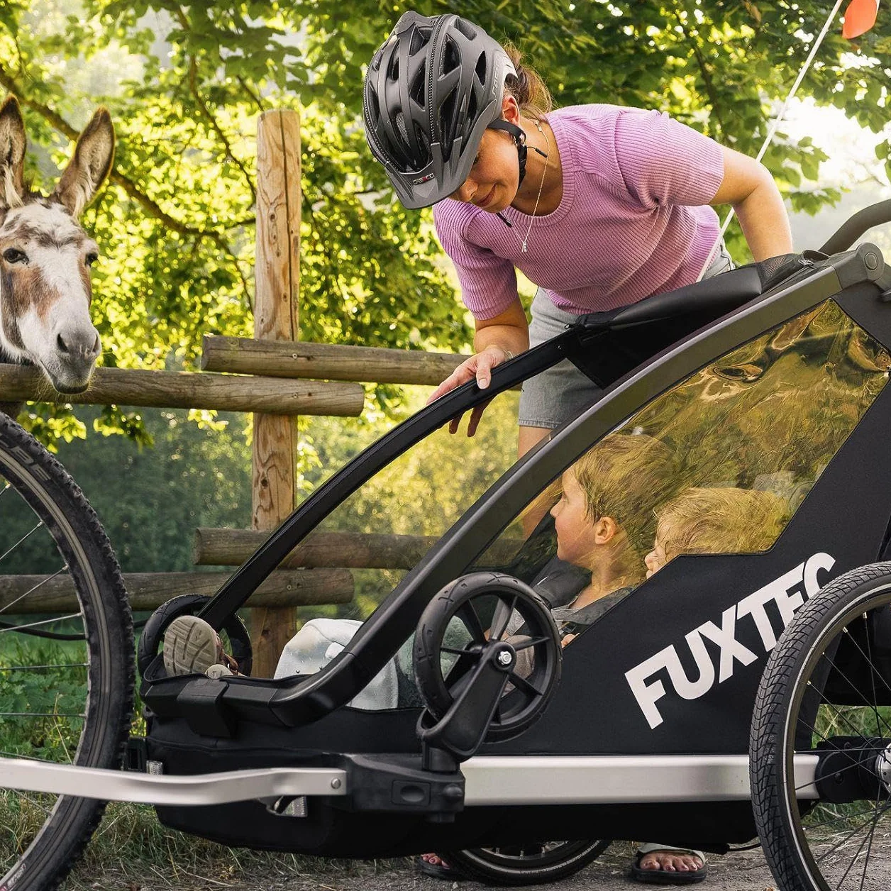 FUXTEC Remorque à vélo FX-FA1S place unique
