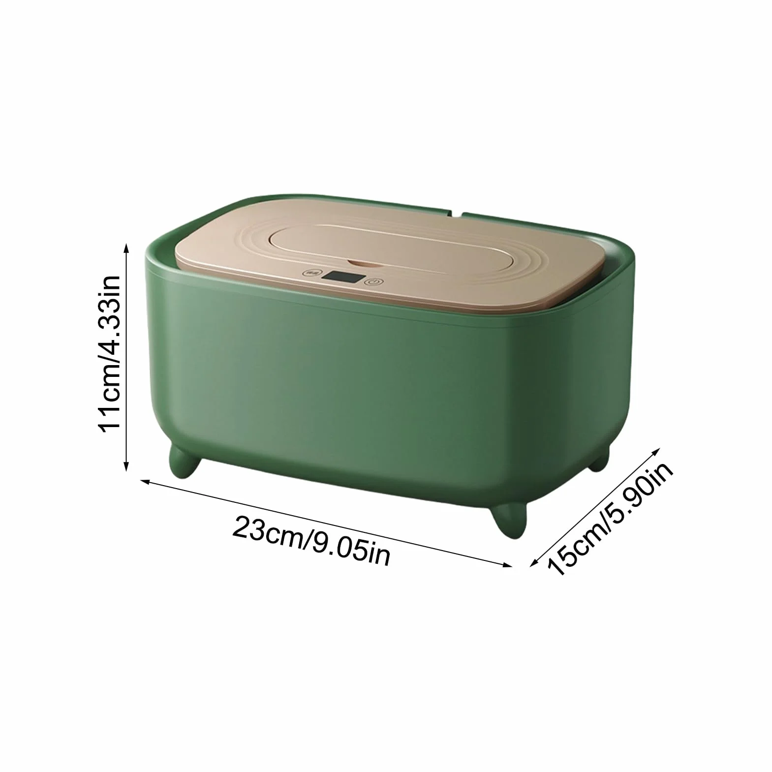 Chauffe-Lingettes Bébé USB Rechargeable, Dispensateur Portable avec Lumière pour Voyage Maison