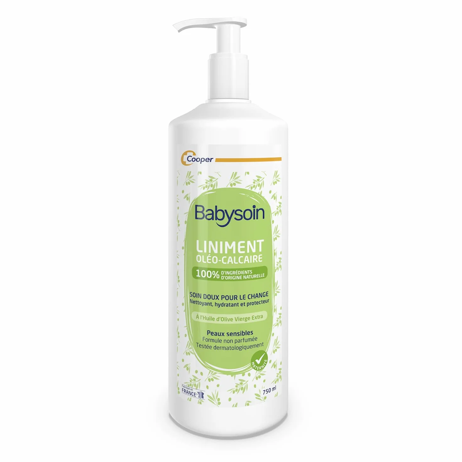 BABYSOIN Liniment oléo-calcaire Siège 750ML Sans parfum