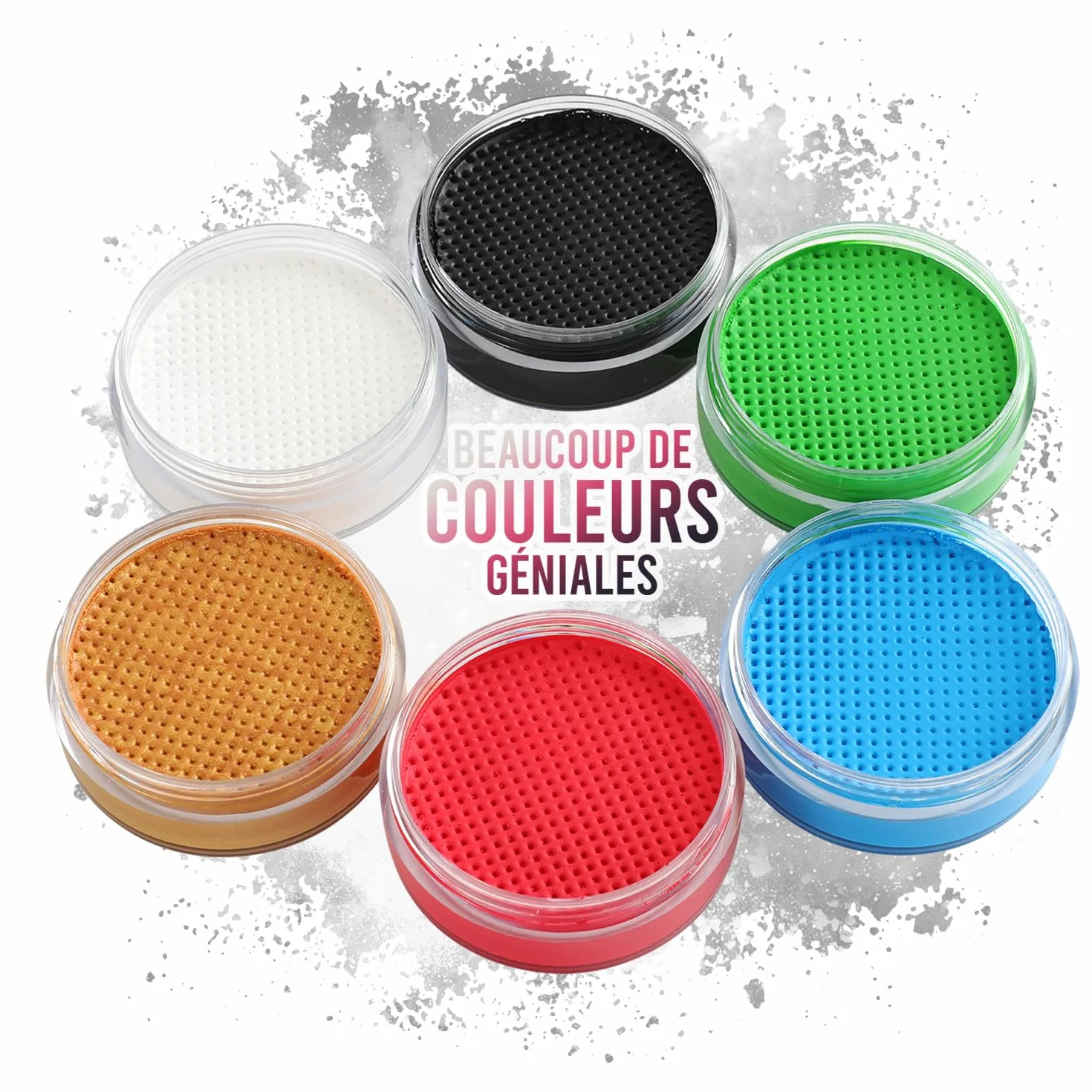 Festicy Peinture Visage Corps Blanche 20g EN 71-3 Reach Maquillage Enfant