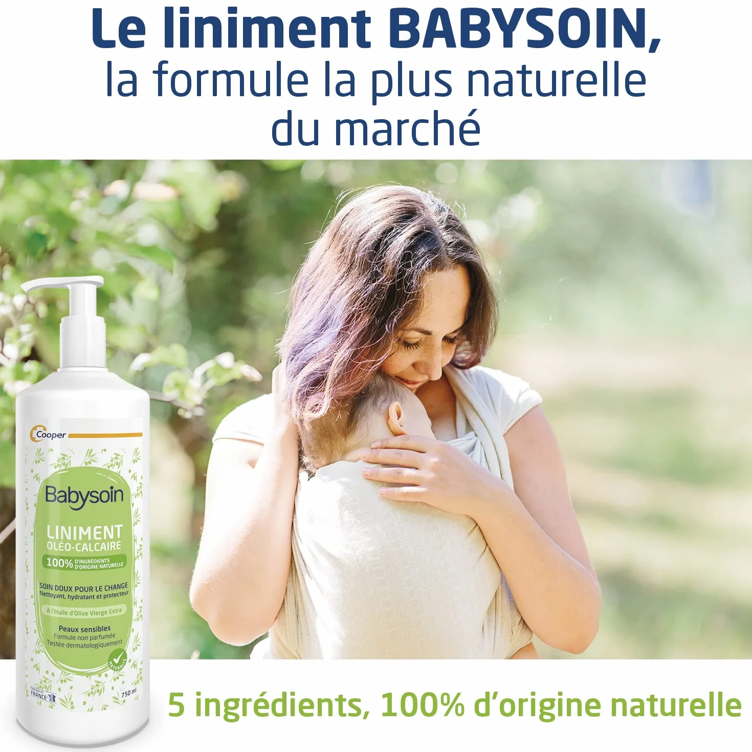 BABYSOIN Liniment oléo-calcaire Siège 750ML Sans parfum