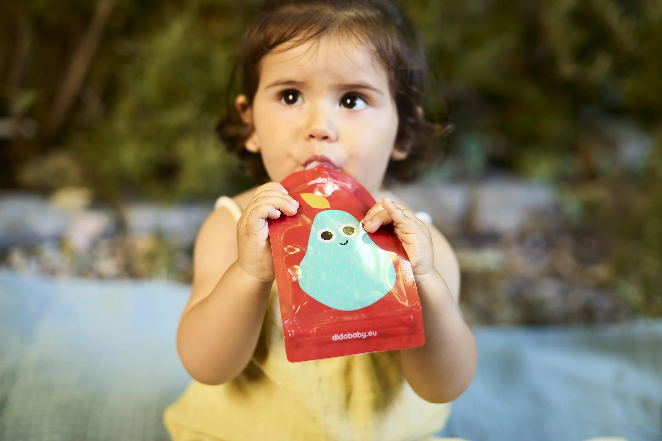 Gourdes Réutilisables Bébé Lot de 6 – Gourde Compote Rechargeable Sans BPA – Didobaby