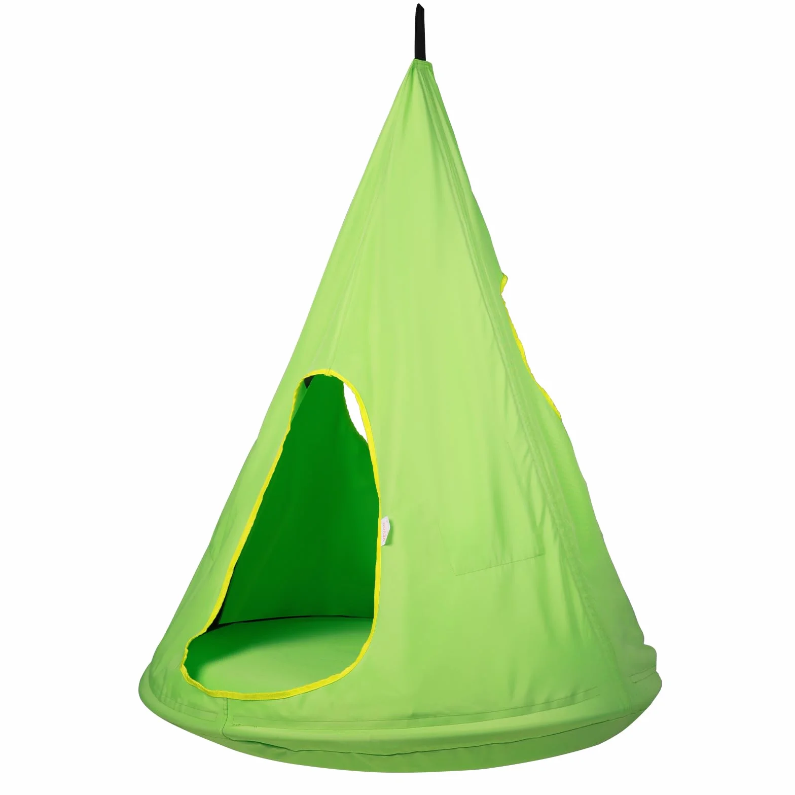 VEVOR Hamac d'enfants 100x132 cm Chaise Balançoire Suspendu Capacité 113 kg avec Corde Réglable Vert