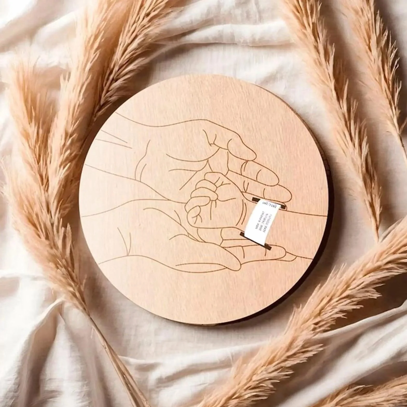 Bracelet en bois pour nouveau-né - Cadeau de fête prénatale - Souvenir et bracelet photo