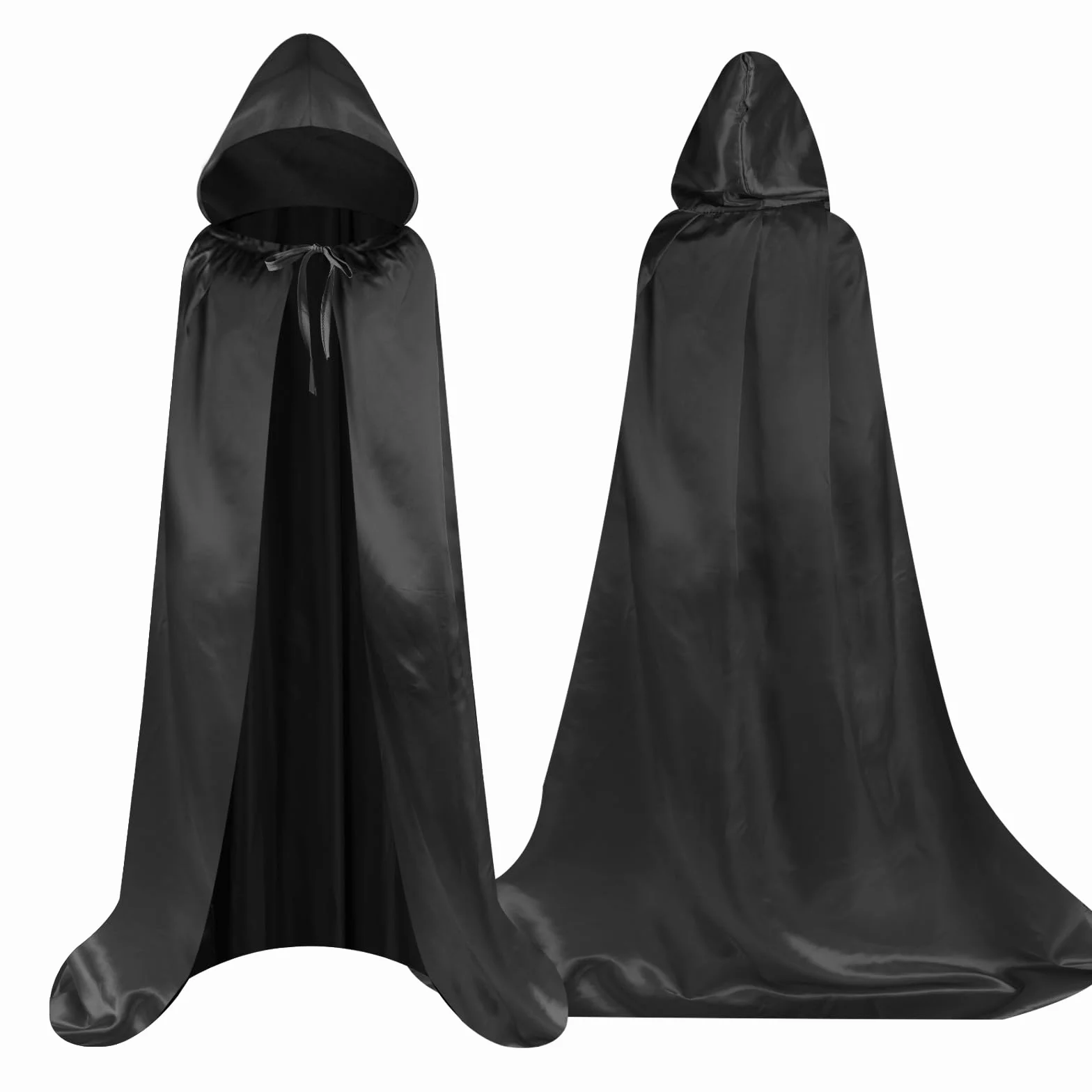 Cape à Capuchon Enfants Halloween Sorcière Costume Garçons Filles