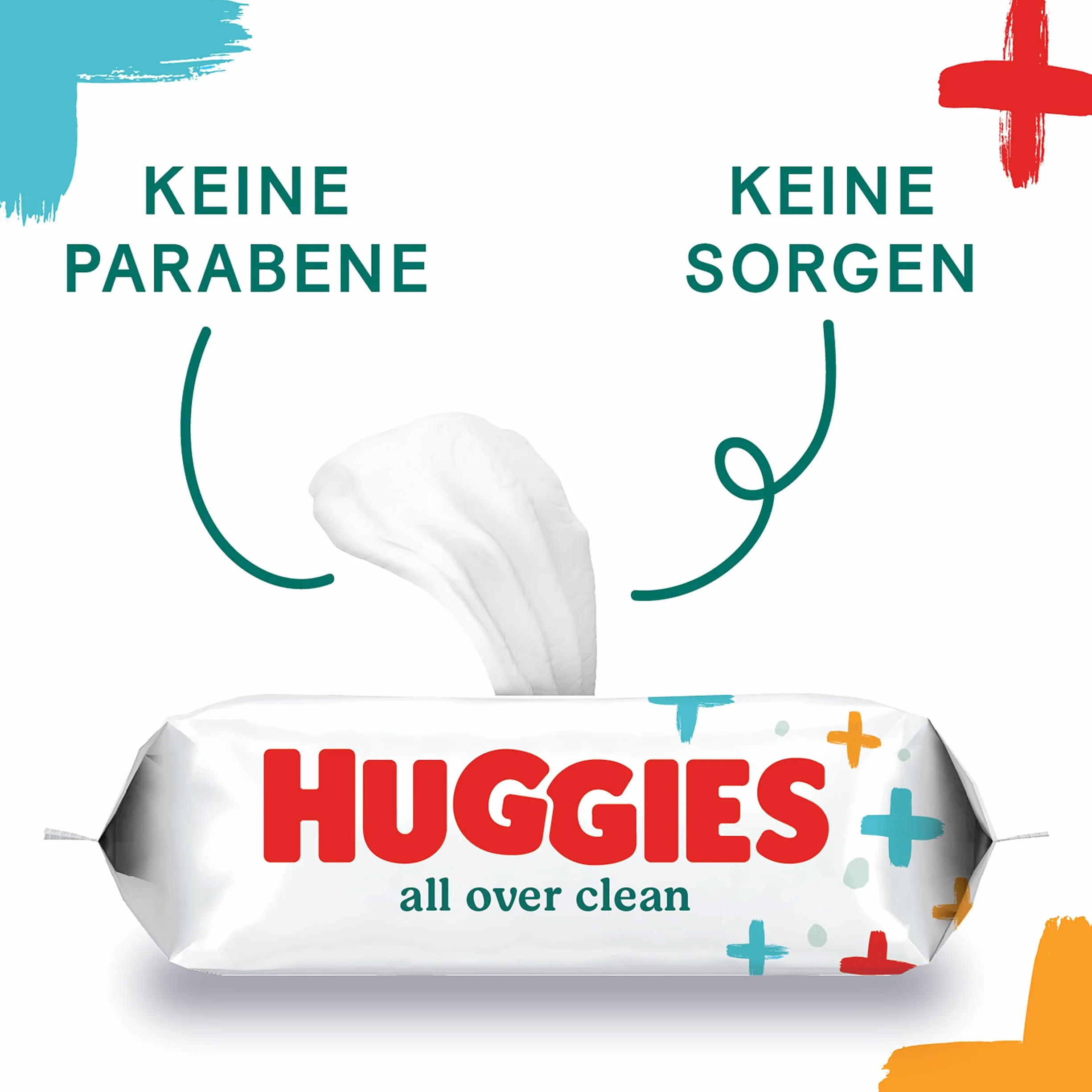 Huggies All Over Clean Lingettes bébé 10 paquets 56 lingettes fibres naturelles
