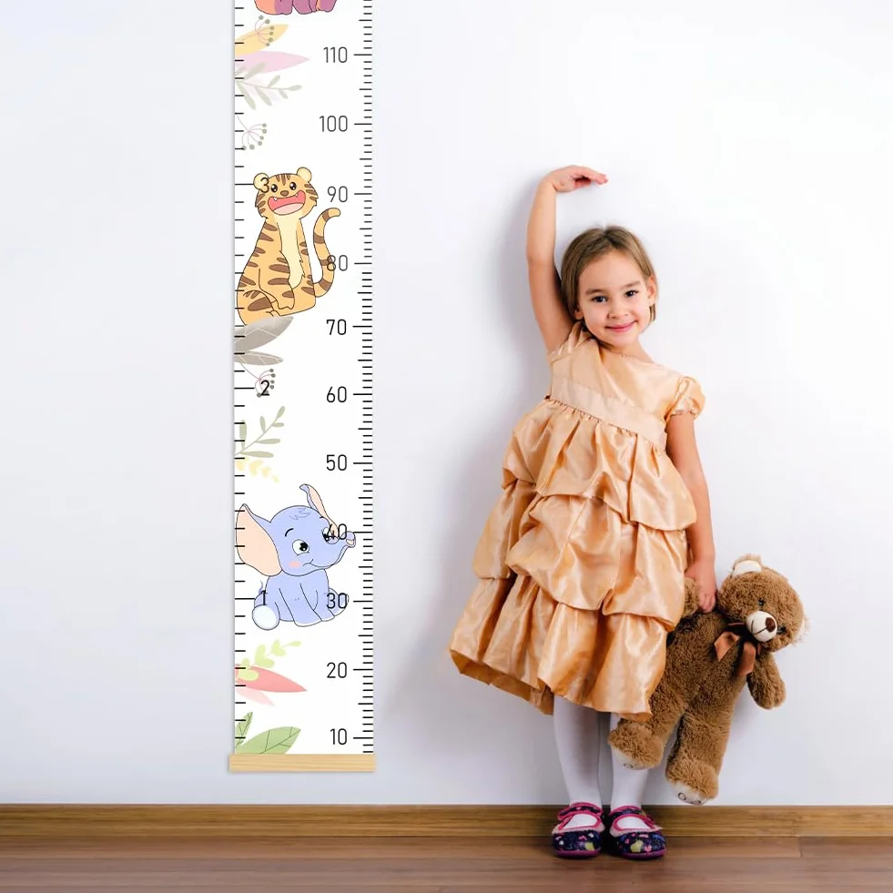 Toise Murale Enfant Bébé à Suspendre Règle Croissance jusqu'à 15 ans