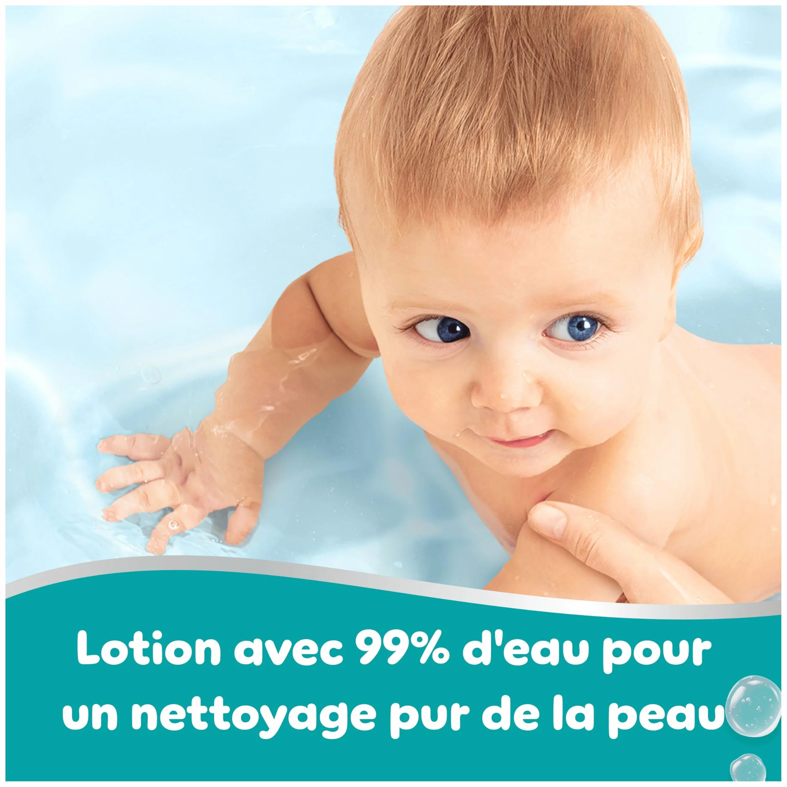 Pampers Lingettes pour bébé 99% d'eau, 1080 lingettes