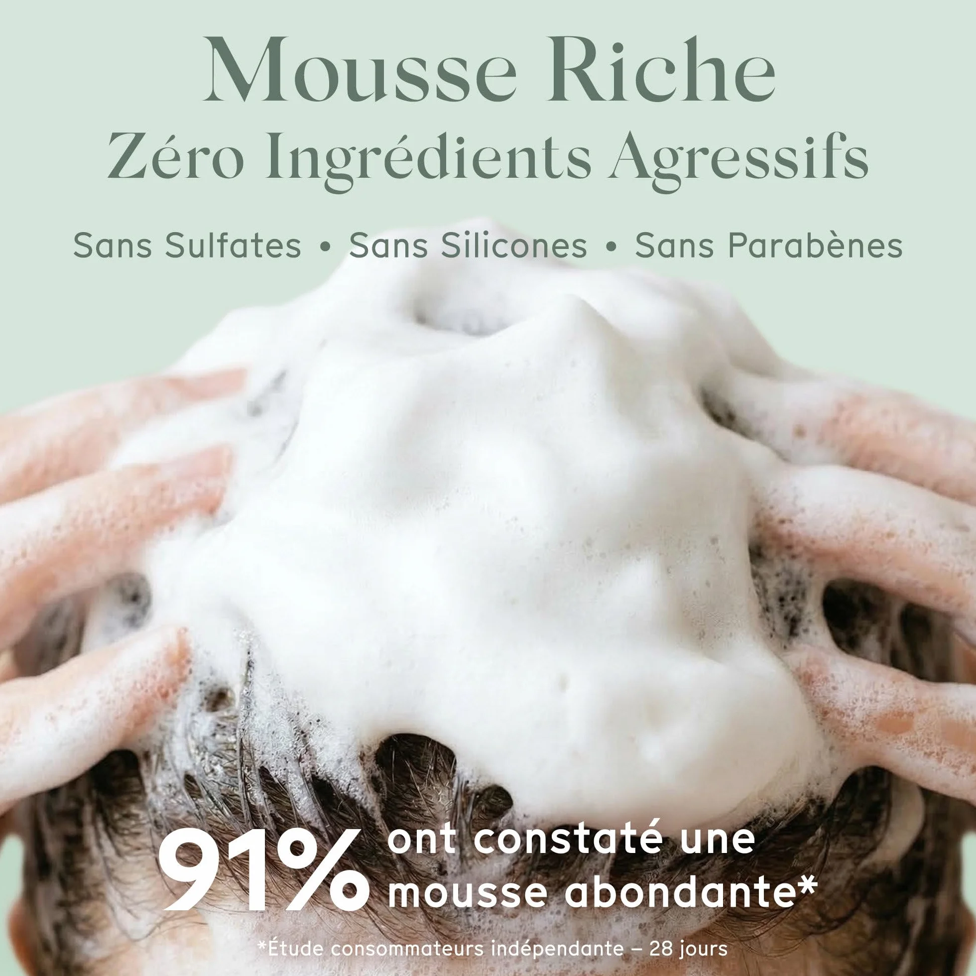 Shampoing Solide Romarin & Biotine, Shampoing Volume Cheveux Fins et Plats, Apporte Volume et Légèreté, Favorise la Croissance, Sans Paraben, Sans Silicone, Sans Sulfate, Vegan (80 g)