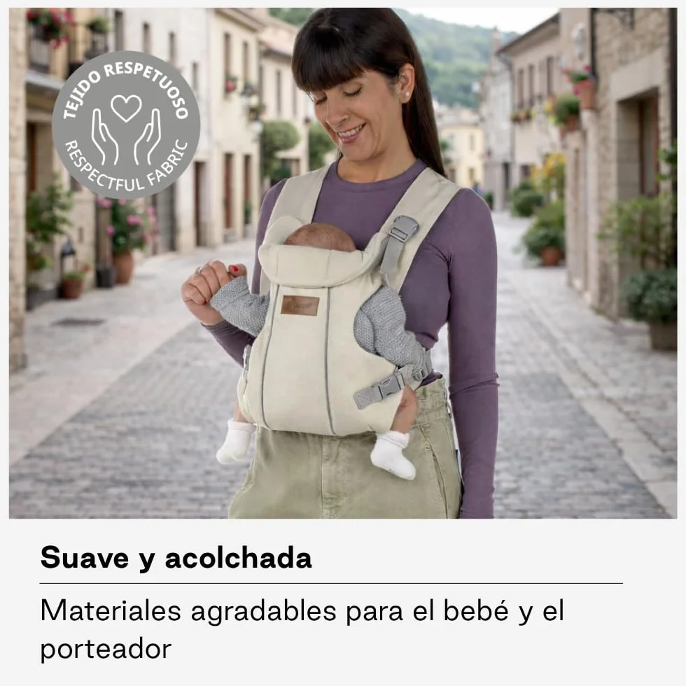 Jané Dual Porte-Bébé Ergonomique 3 Positions 3,5–15 kg Beige