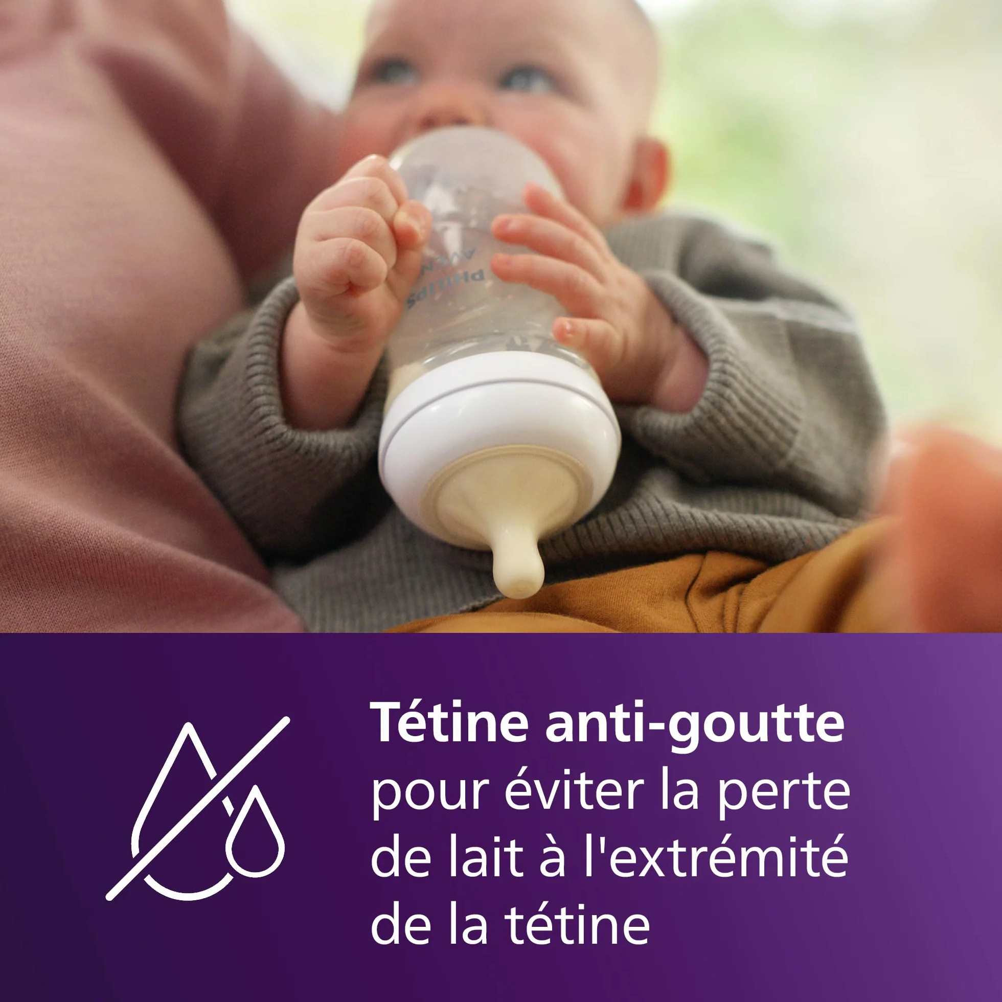 Philips Avent Lot de 2 tétines Réponse Naturelle Débit 4 pour bébé 3 mois+ SCY964/02
