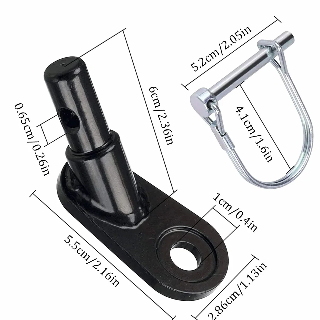 HONGECB Coupleur de Remorque de Vélo en Acier, Attelage pour Fret, Enfants et Chiens