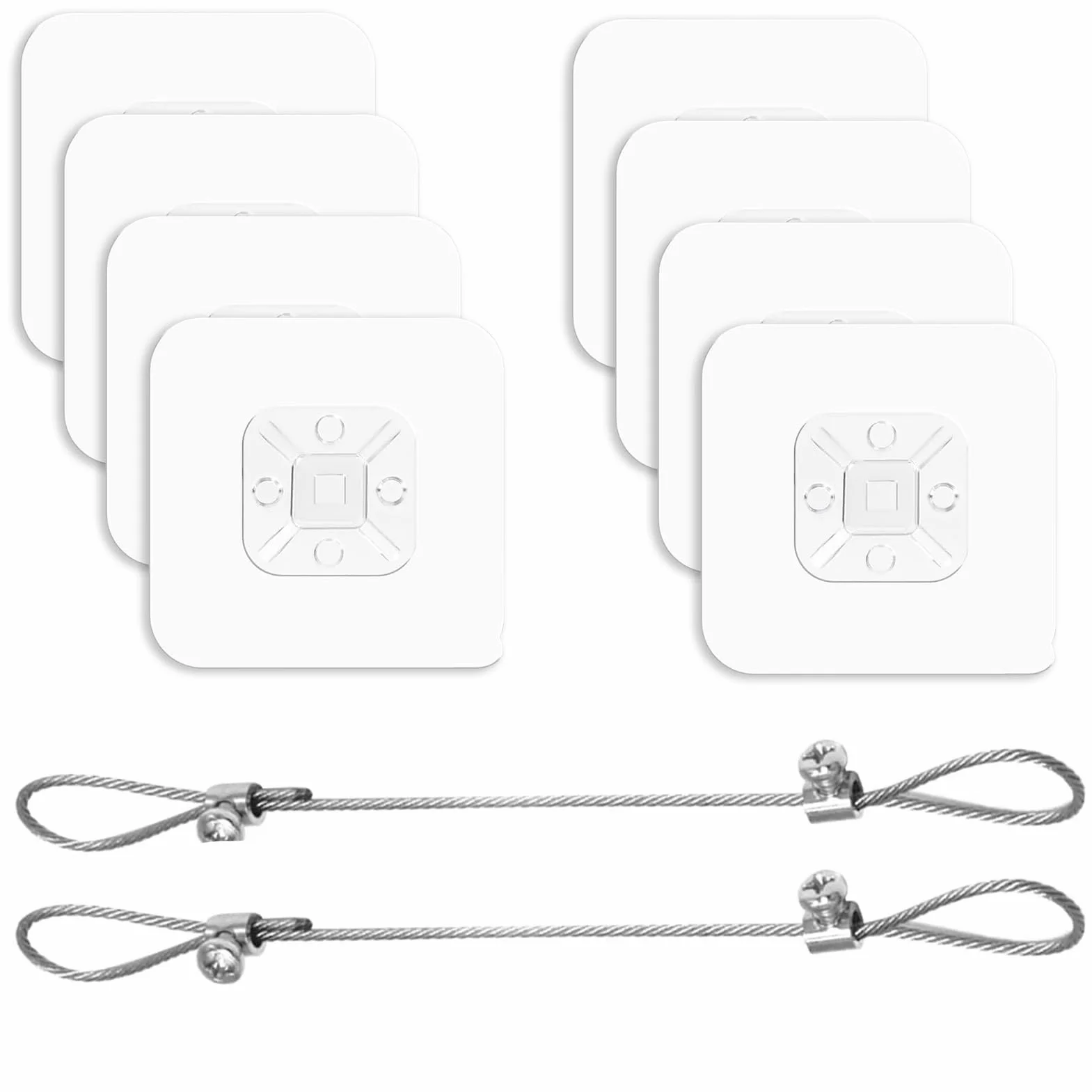 Sangles de Protection Anti-Basculement pour TV Meubles, Fixation sans Percage, Sécurité Réglable Mur/Télévision
