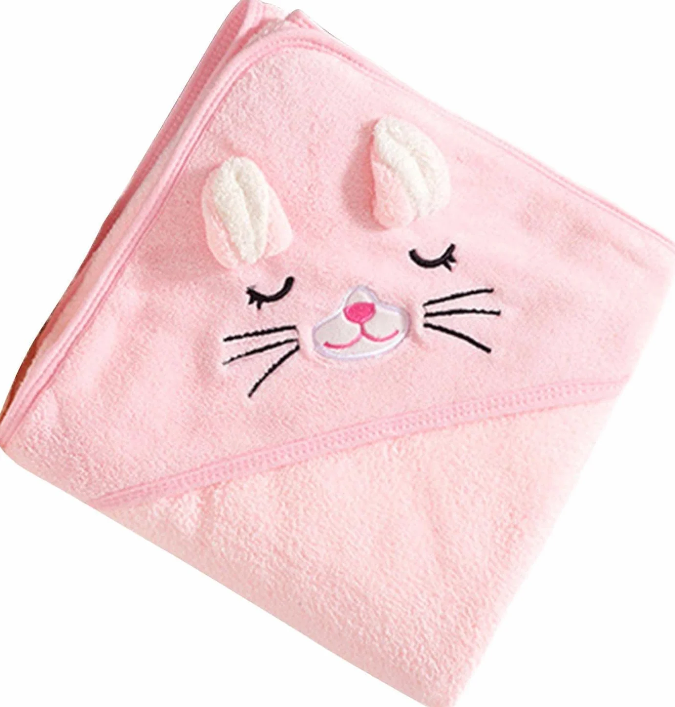 Serviette de Bain Bébé Capuche Extra Douce Absorbante Lot de 3 Cadeau Naissance