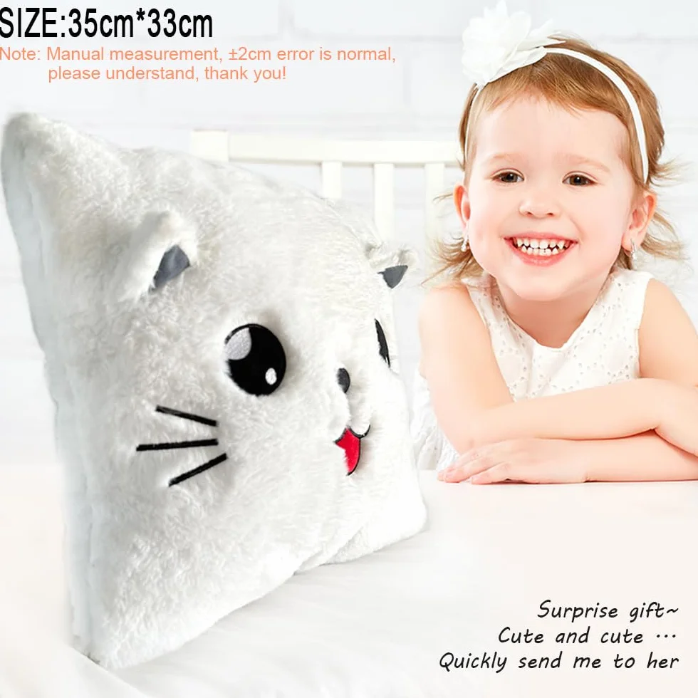 Coussin en peluche douillet pour chambre de bébé et enfant