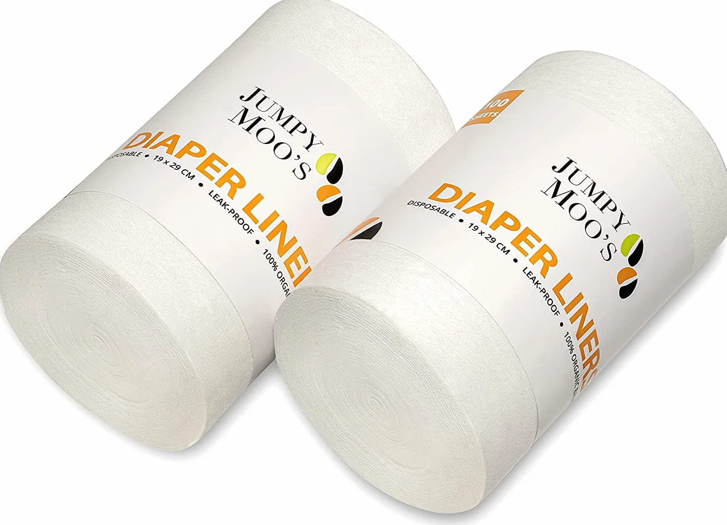 Voile de Protection pour Couche Lavable Bébé 0-3 Ans Biodégradable Respirant Paquet de 2