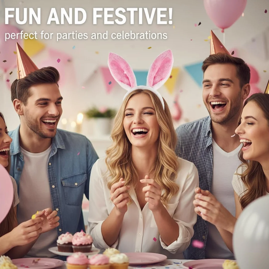 Serre-tête Lapin Pâques Accessoire Carnaval Fêtes Célébrations