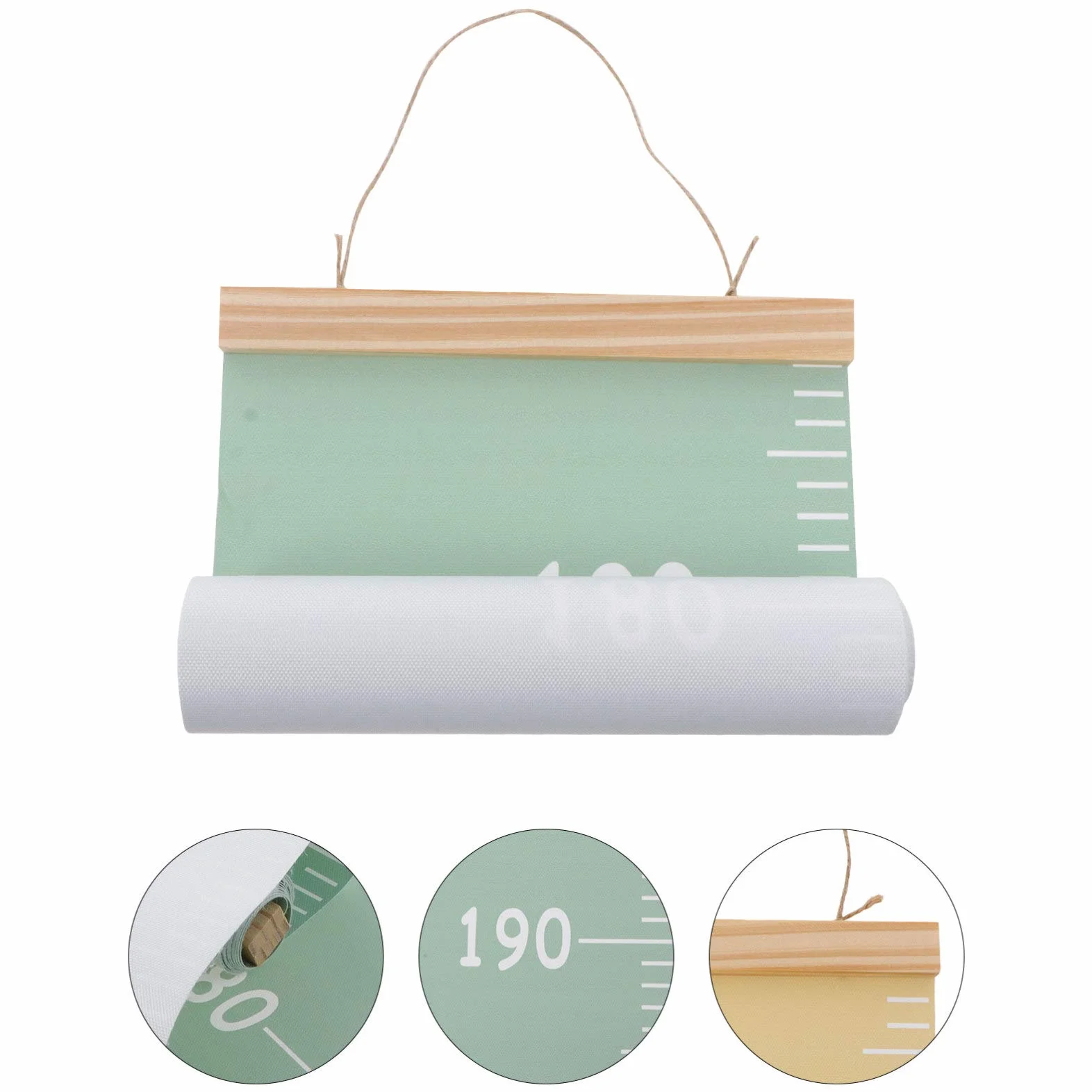 Toise De Croissance En Bois Pour Enfants Sticker Mural Animaux Règle De Taille Garçons Filles