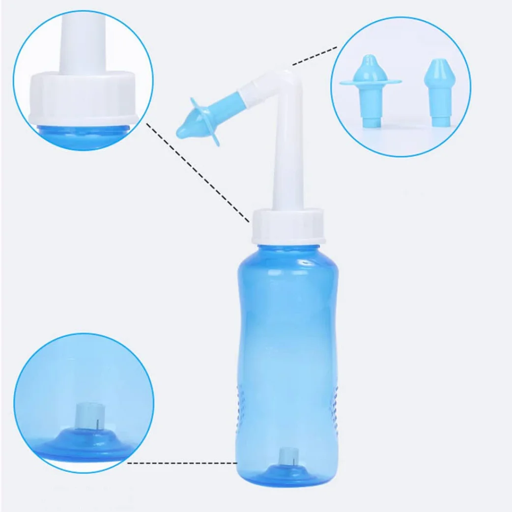 Outil de rinçage des sinus bouteille irrigation nasale à pression enfant adulte