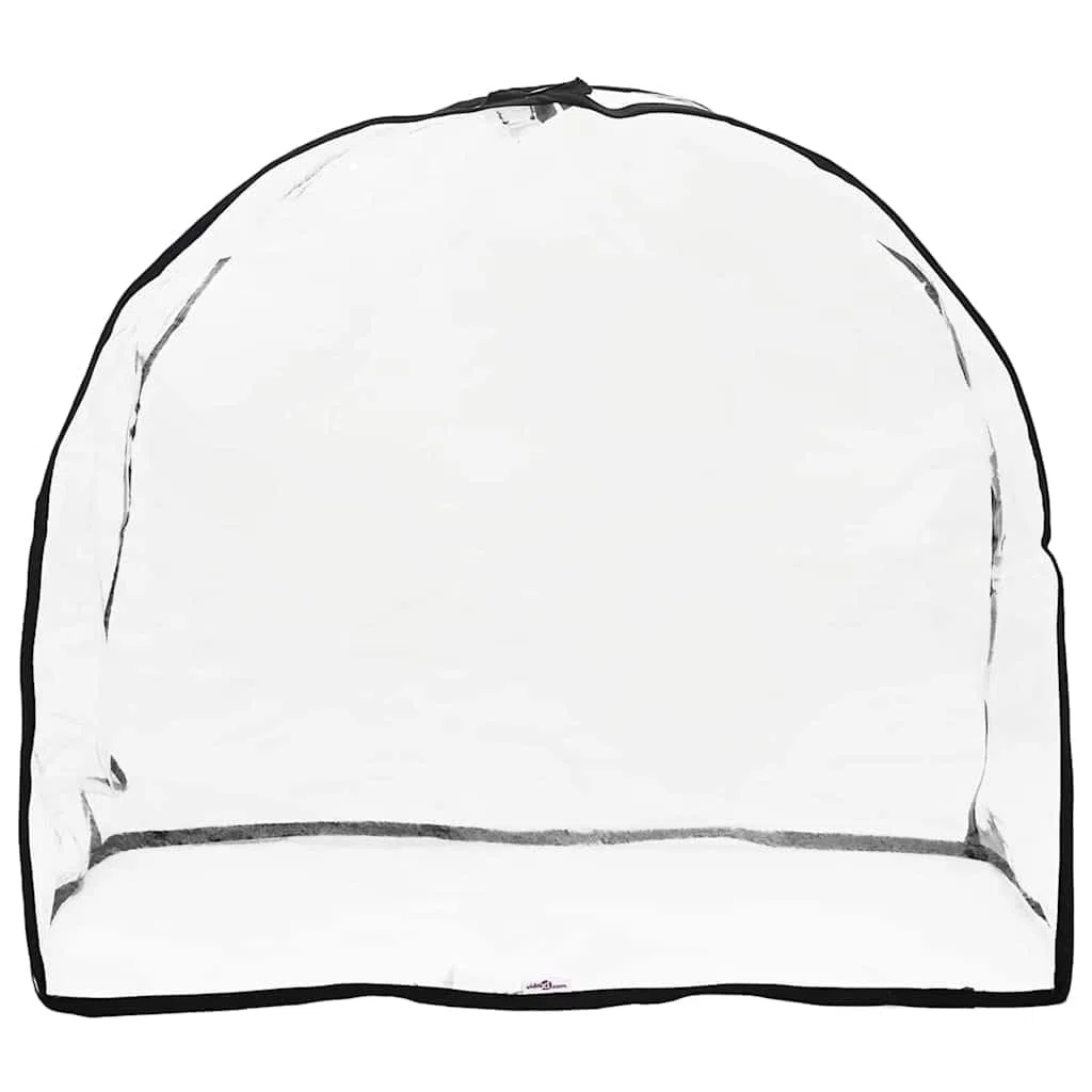 Housse de Poussette pour Animaux Transparent 66 x 35 x 59 cm, Protection Pluie Pliable pour Chien Chat Transport Promenade Voyage, Ajustable, légère, Portable