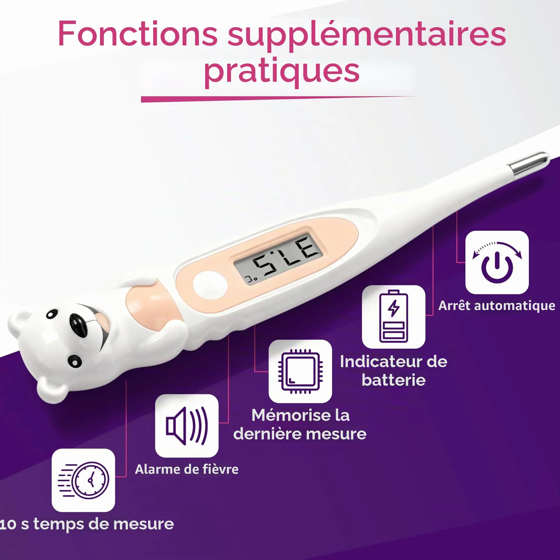 Thermomètre clinique numérique SC 44 flex Speed