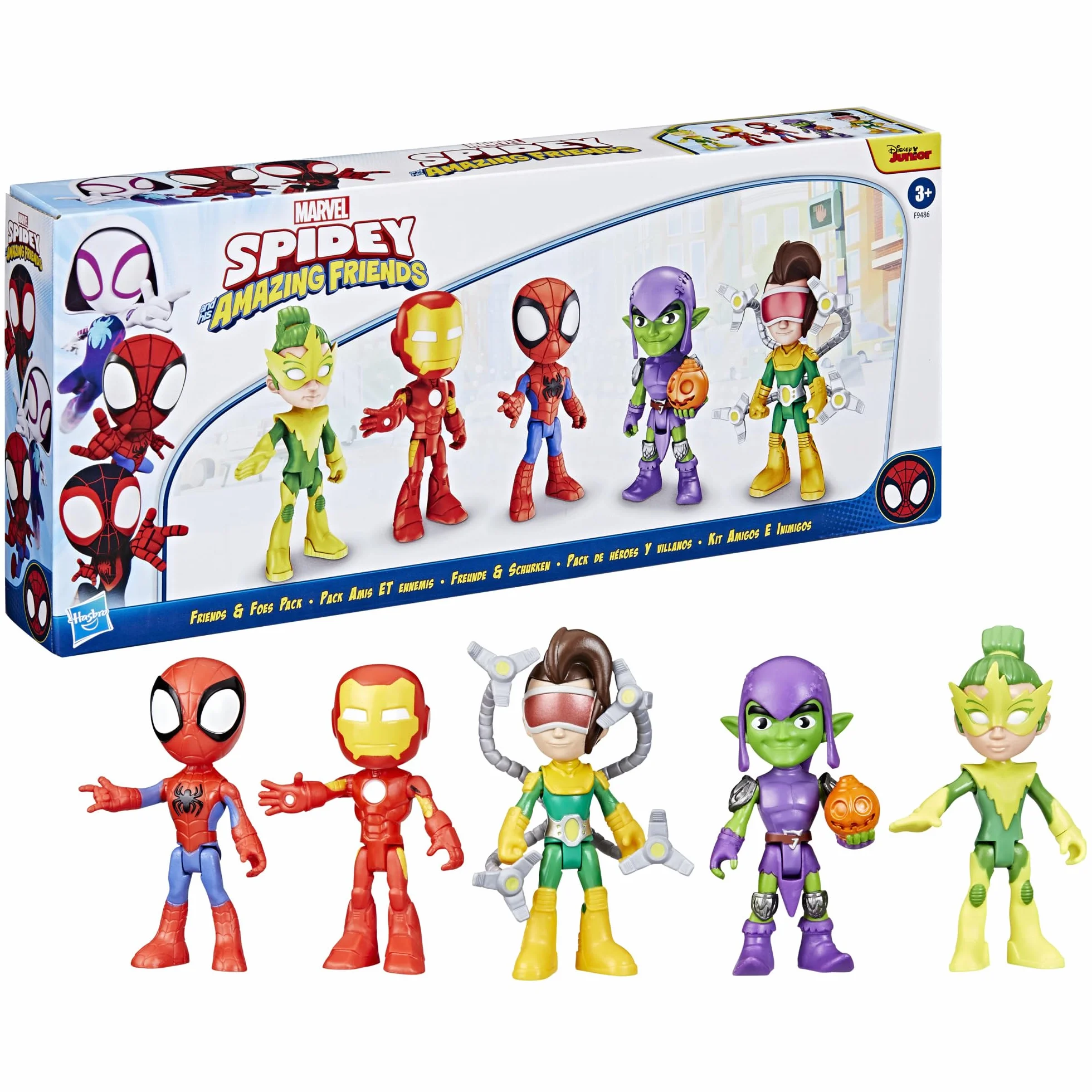Spidey and His Amazing Friends Hasbro Marvel Variété N Foes PK