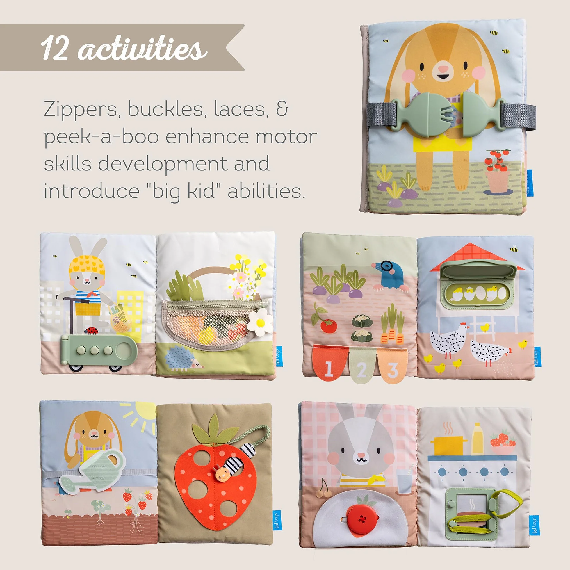 Taf Toys Mon Premier Livre d'activités 13355