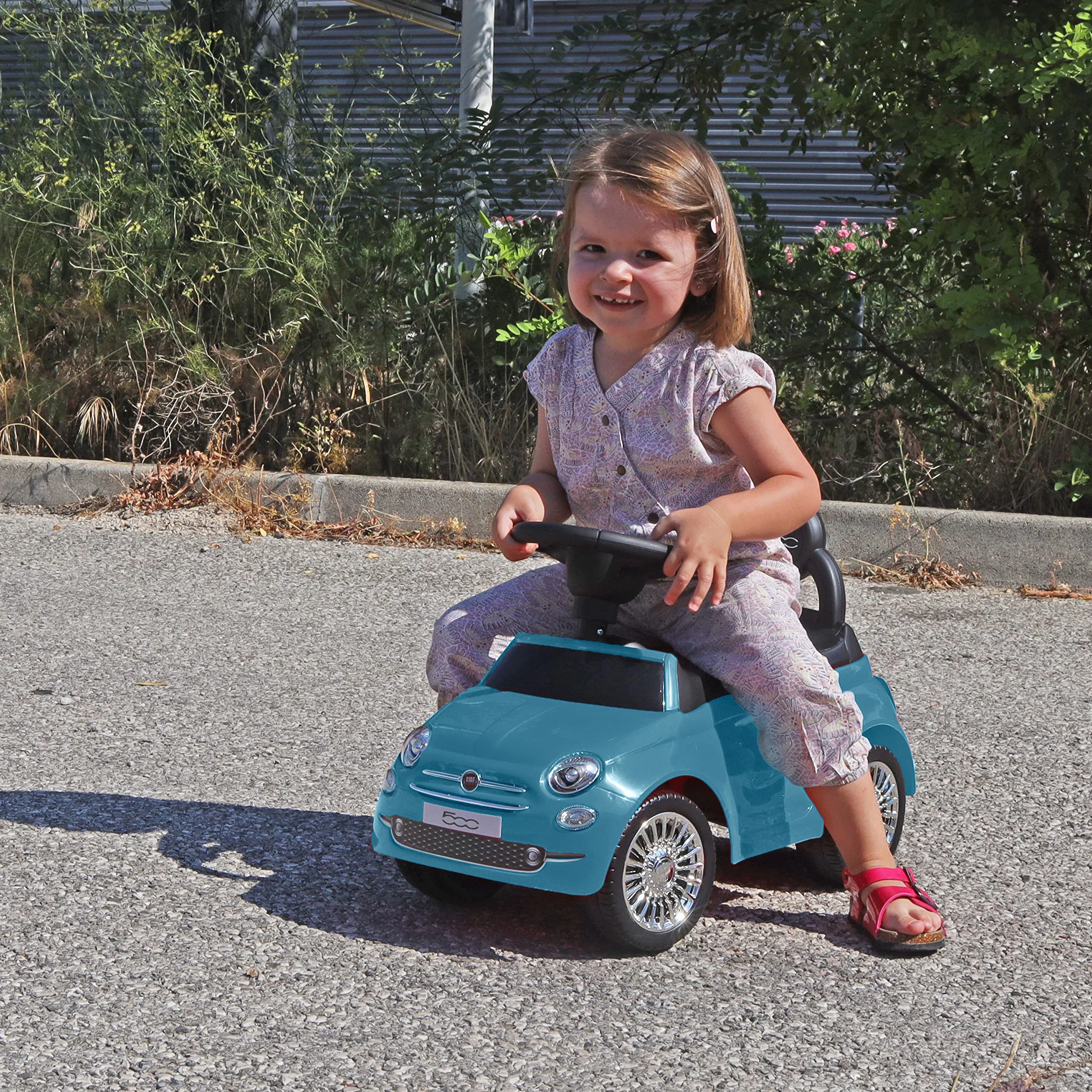 Trotteur Fiat 500 Bleu Plastique Poids Max 25 Kg 12 Mois