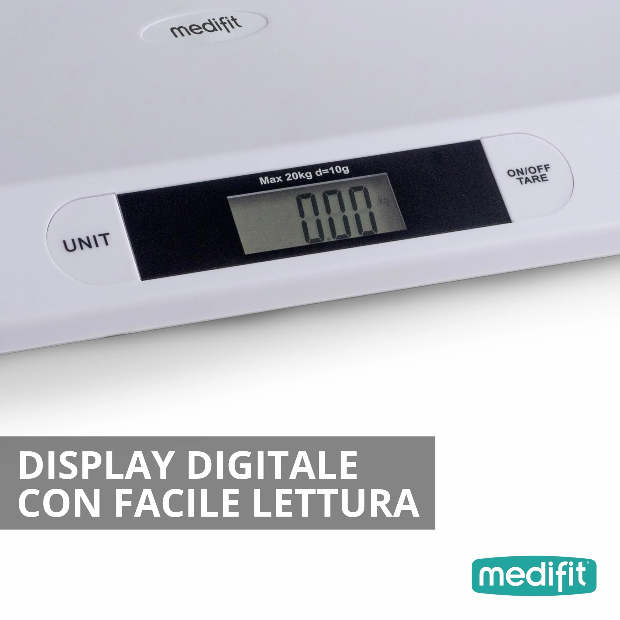 Innoliving INMD-039 Balance de bébé numérique haute précision 20 kg écran LCD