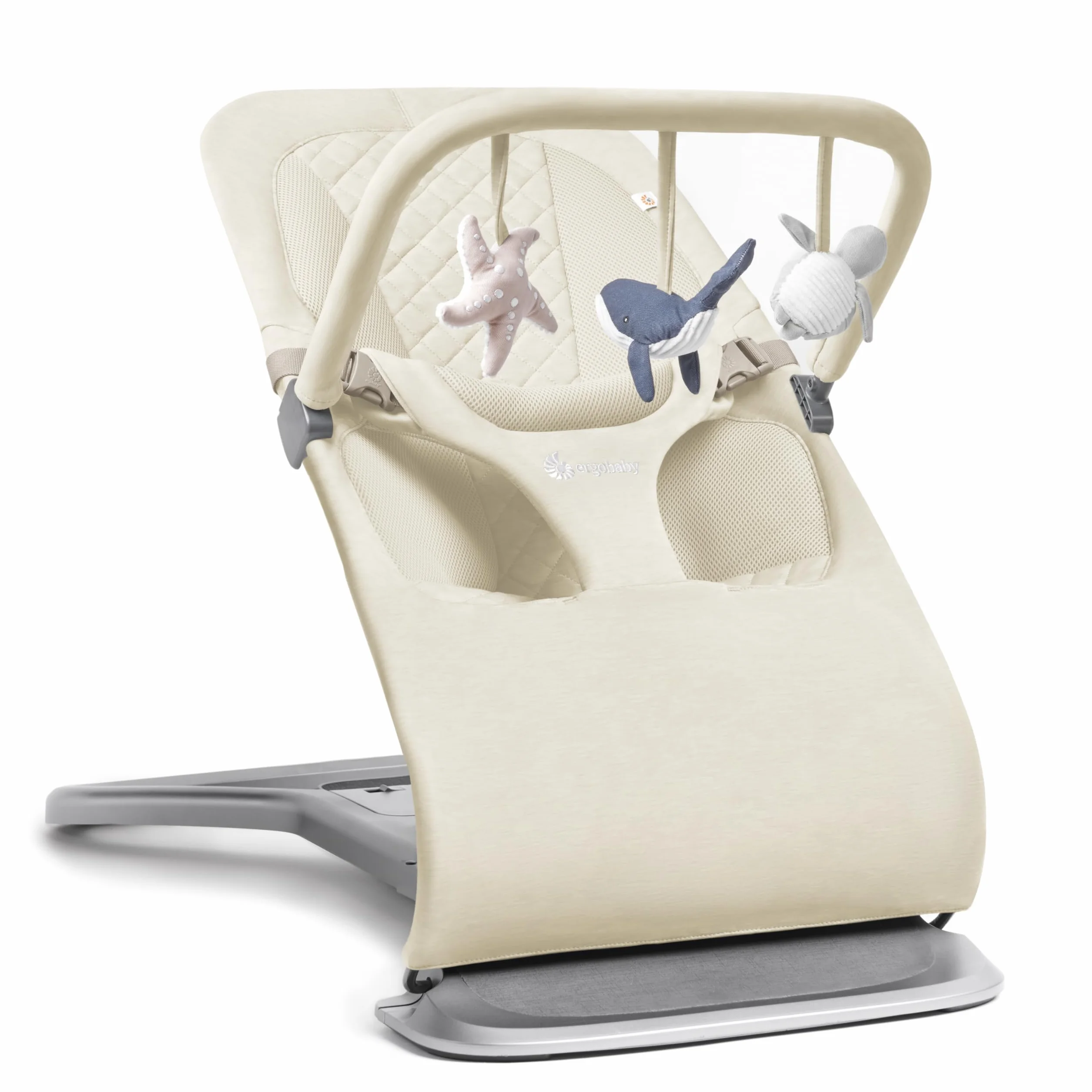 Ergobaby Transat Evolve Arche de jeux, accessoire pour Transat 3-en-1, Ocean Wonders - Cream