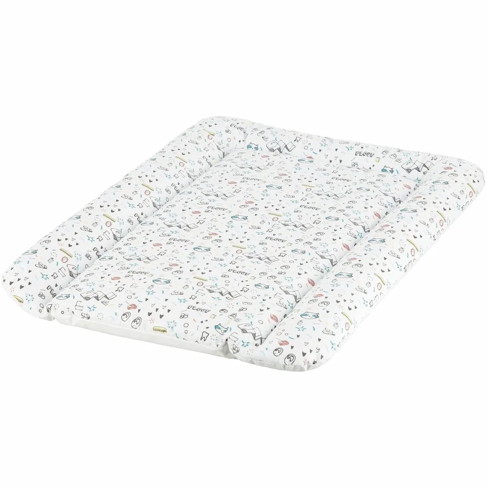 Badabulle Table à Langer Pliable Plouf - Murale Rabattable Ultra Compacte avec Matelas et Étagère
