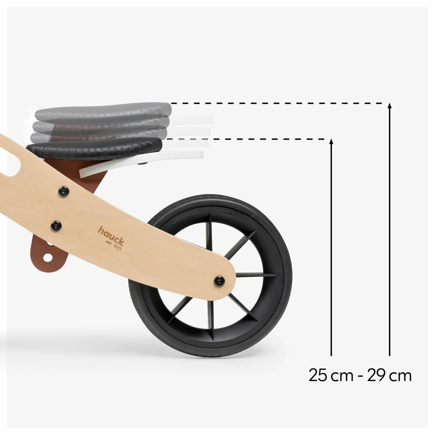 Hauck First Ride Eco 2in1 Tricycle et Draisienne Évolutive Bois 20 kg Roues 7,5"
