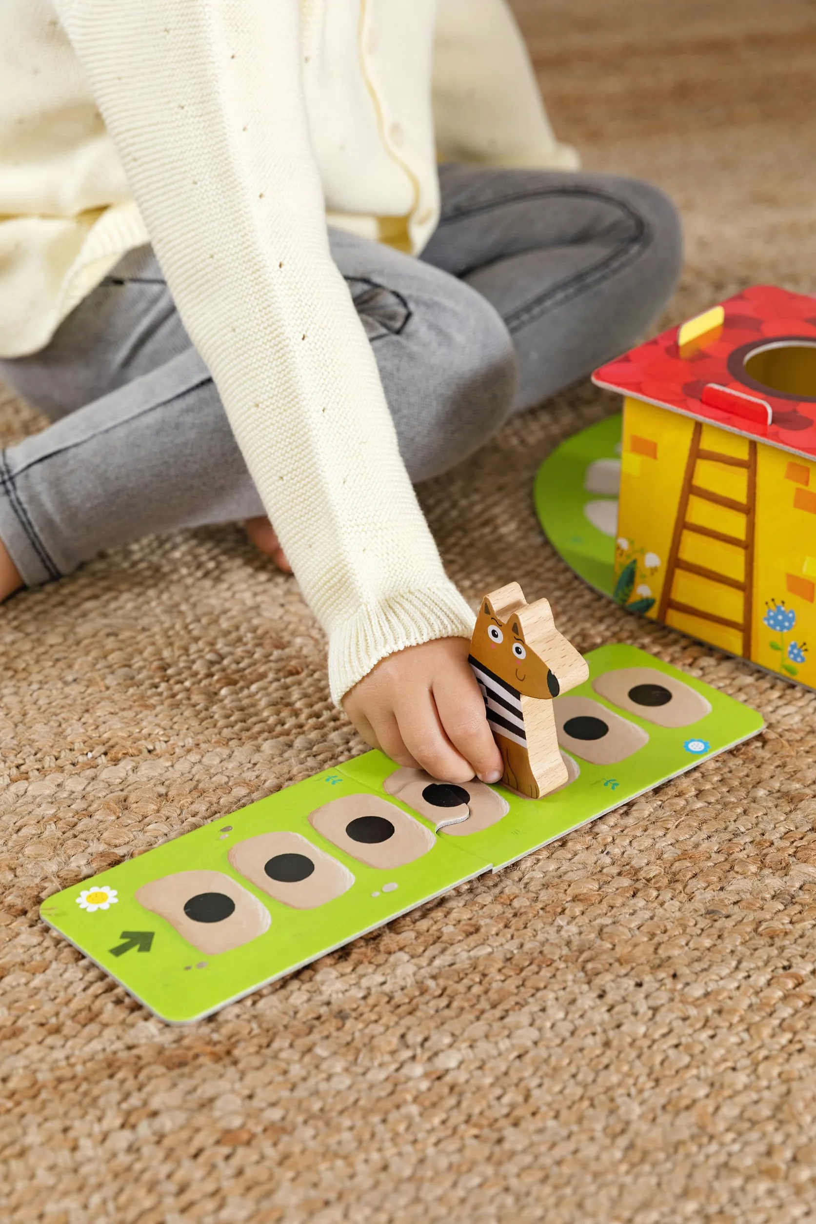 Goula 3 Petits Cochons Jeu Coopératif Éducatif pour Enfants dès 2 Ans