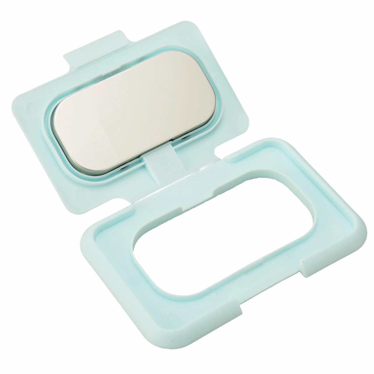 Chauffe-Lingettes pour bébé Portable, Chauffage Uniforme, Température Constante, USB, Bleu Clair