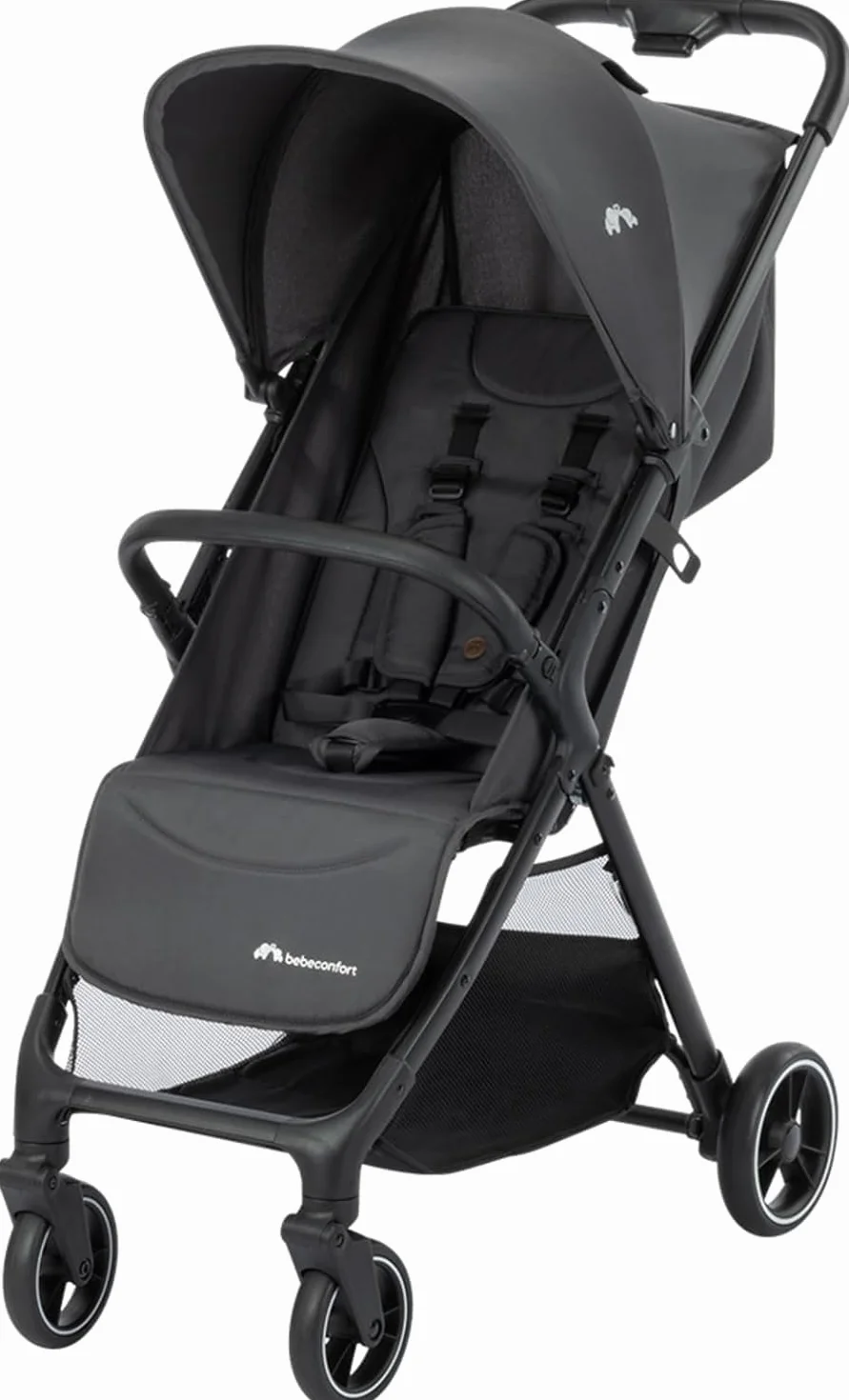 Bebeconfort Azur Poussette Canne Compacte 0-3 ans 15 kg Pliage Automatique Inclinaison Allongée Mineral Graphite