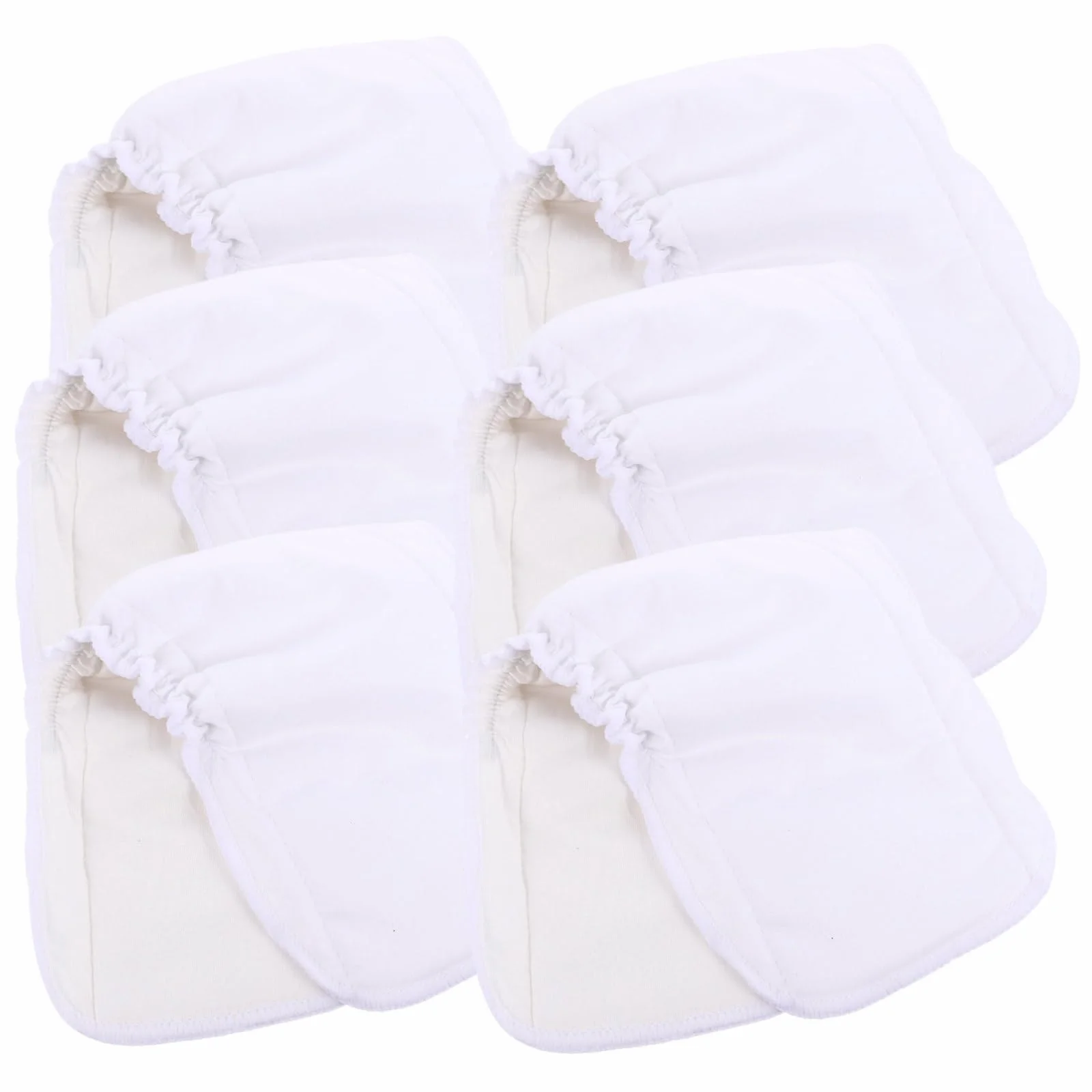 Inserts de Couches pour Bébé en Fibre de Bambou Lavables 5 Couches