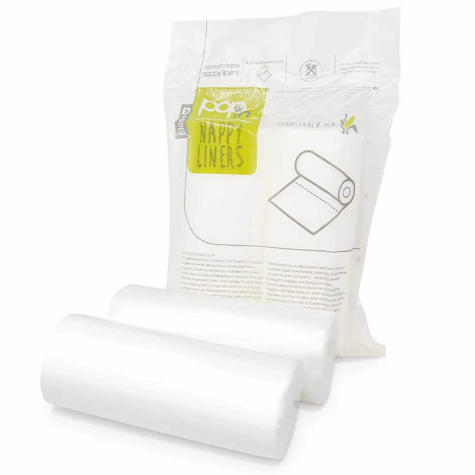 Close Pop-In Inserts jetables pour couches lavables 30 mois Blanc