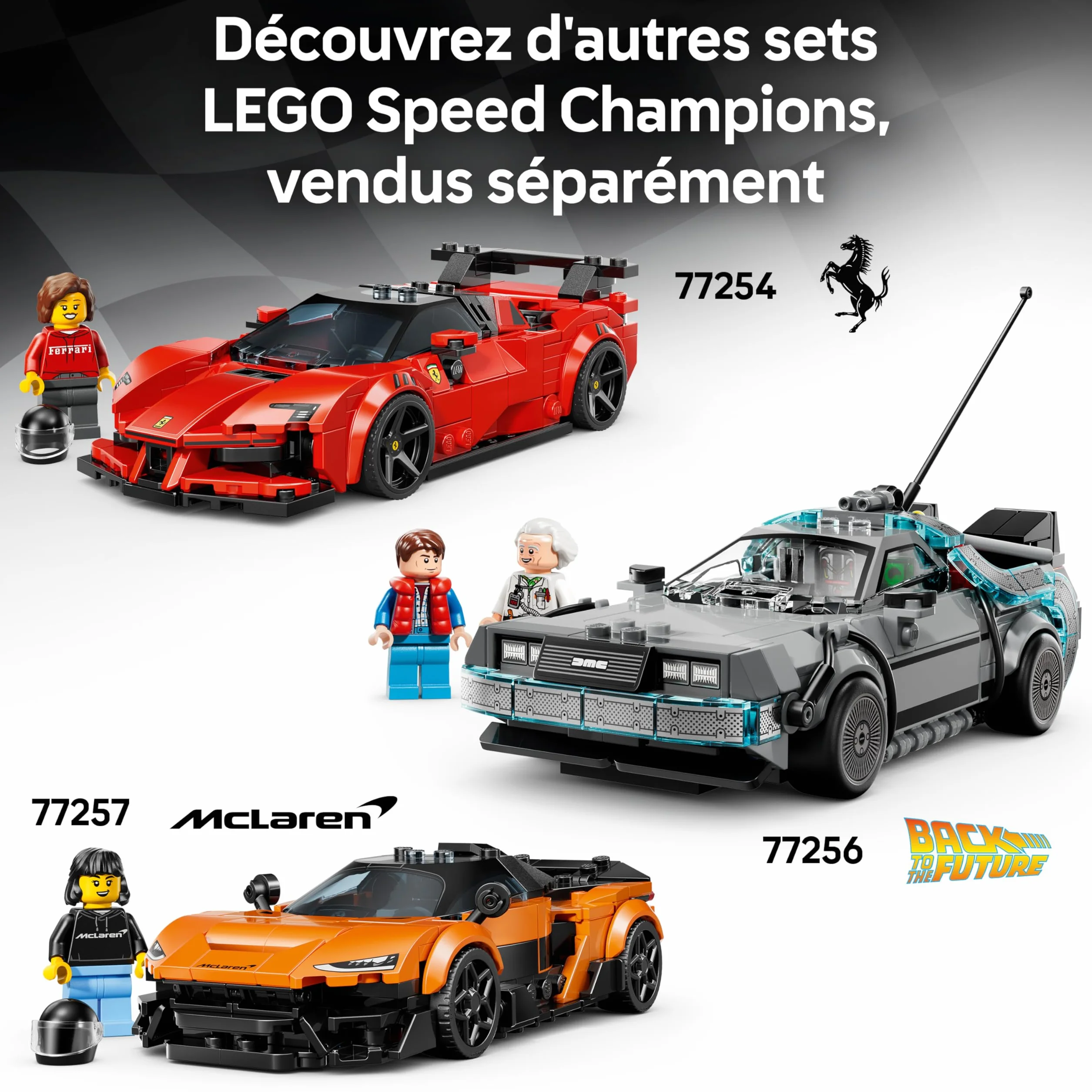 LEGO Speed Champions Bugatti Vision GT 77253 Voiture Maquette Minifigurine Pilote Cadeau 9 Ans