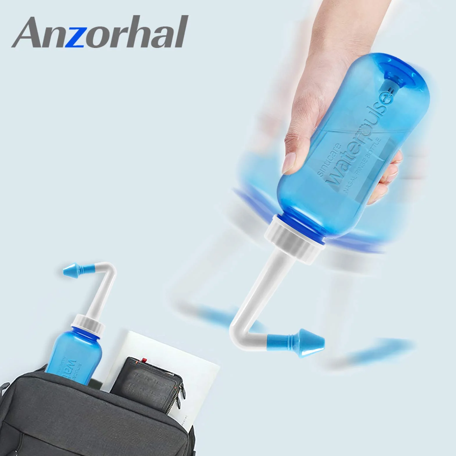 Kit de rinçage des sinus Neti 300 ml + 60 sachets de sel