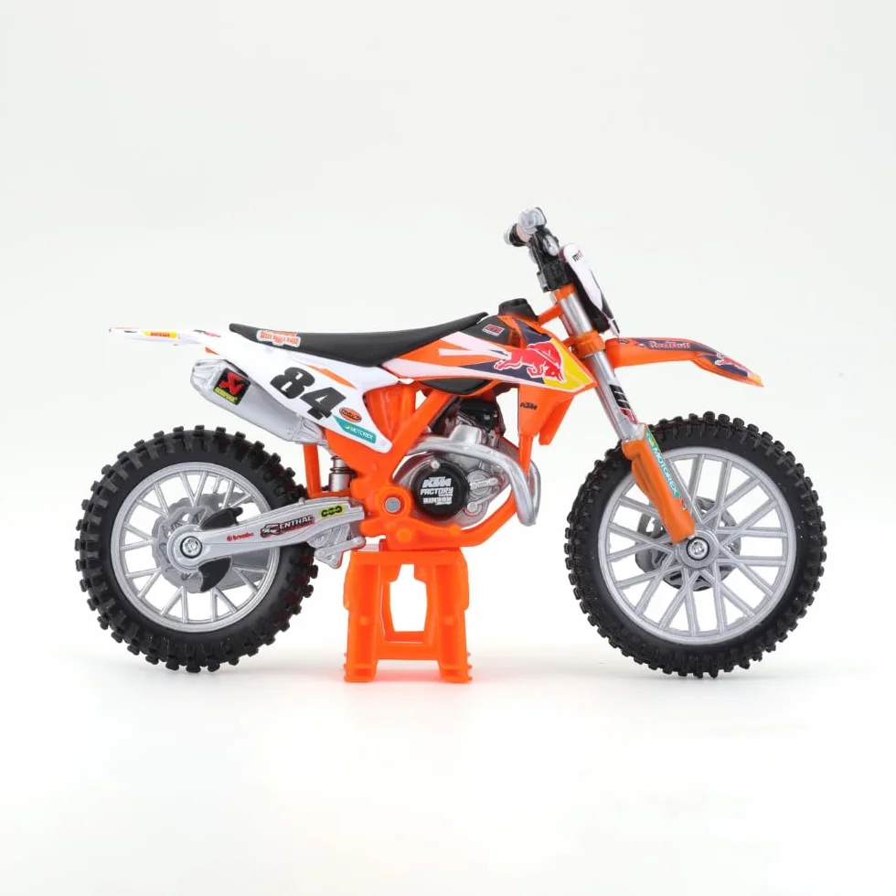 Bburago 51072 KTM 450 Rallye 1/18 Modèle Moulé sous Pression Factory Racing Team