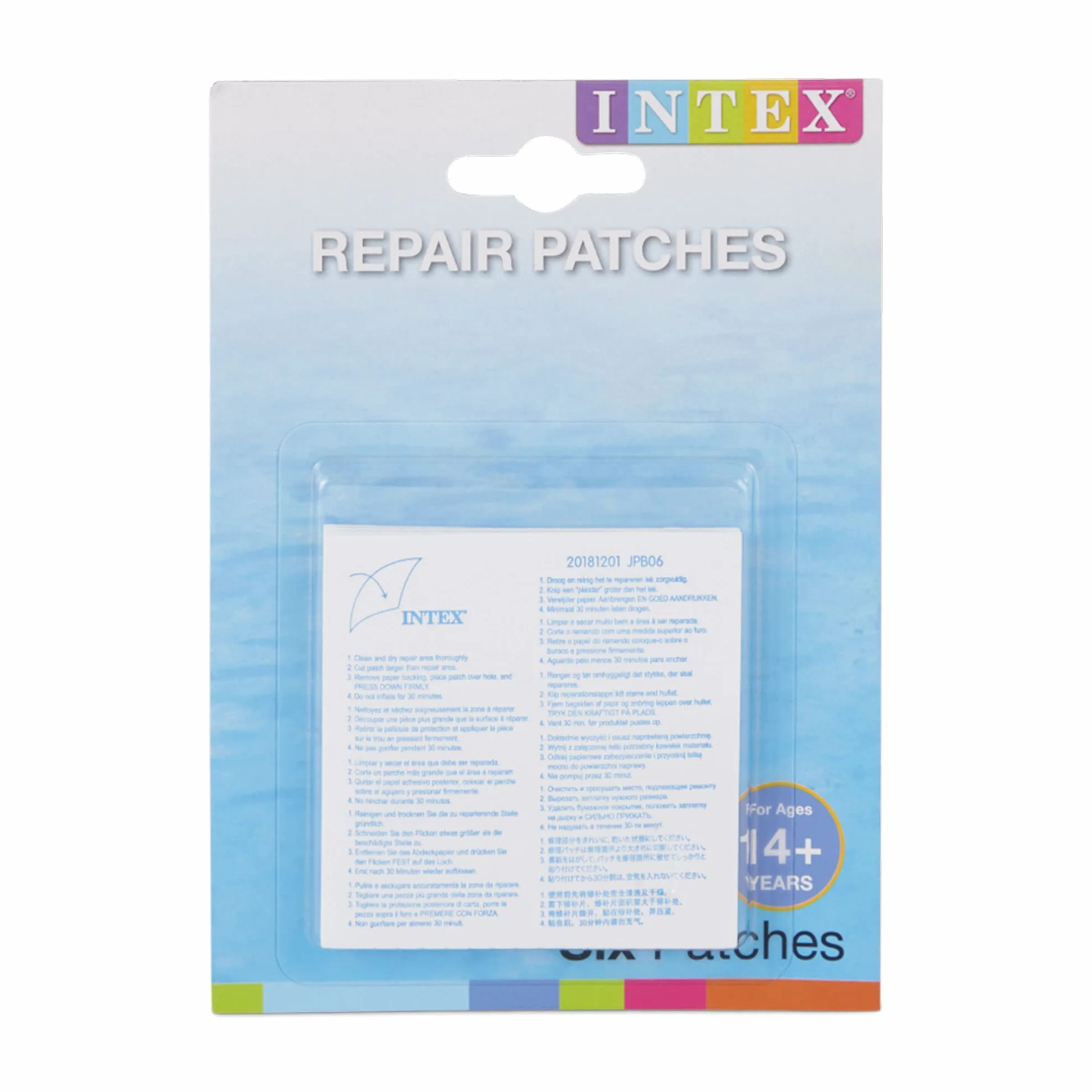 Intex Rustine de réparation 49 x 49 x 0,2 cm Transparent