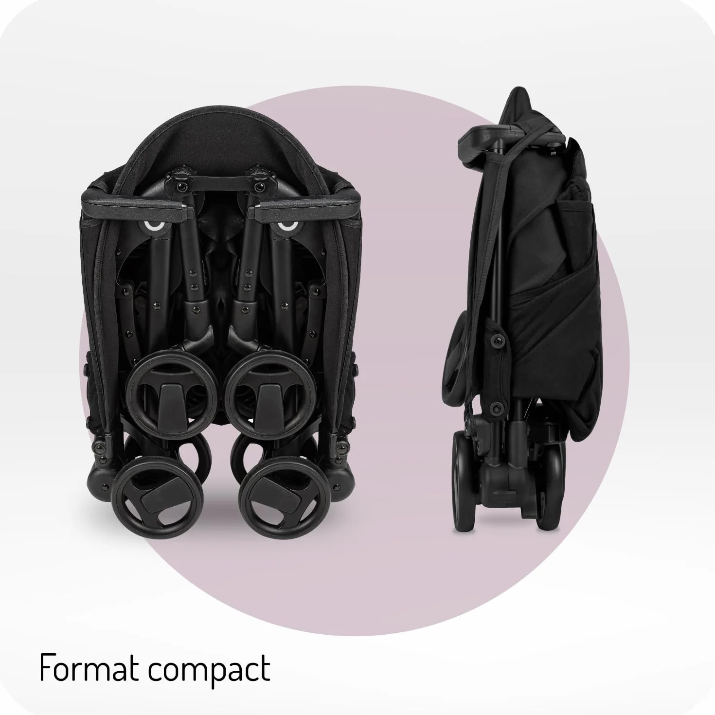 Poussette MoMi GRACE enfant 6 mois 15 kg pliable harnais sécurité 5 points panier courses