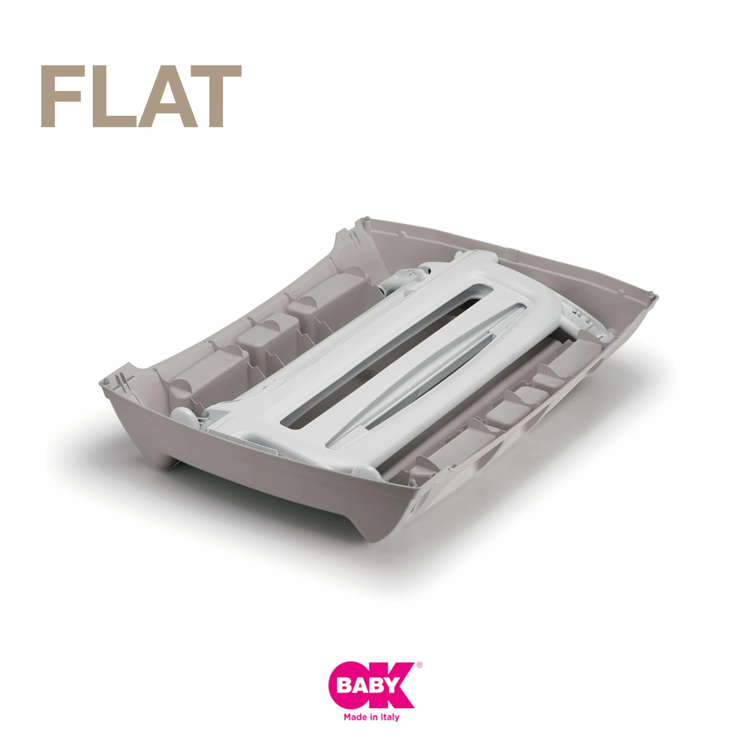 OKBABY Flat Matelas à Langer pour Table Lit Baignoire Enfants Max 11 Kg 12 Mois