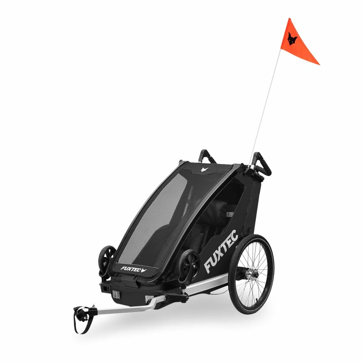 FUXTEC Remorque vélo enfant FX-FA1S pliable 35kg