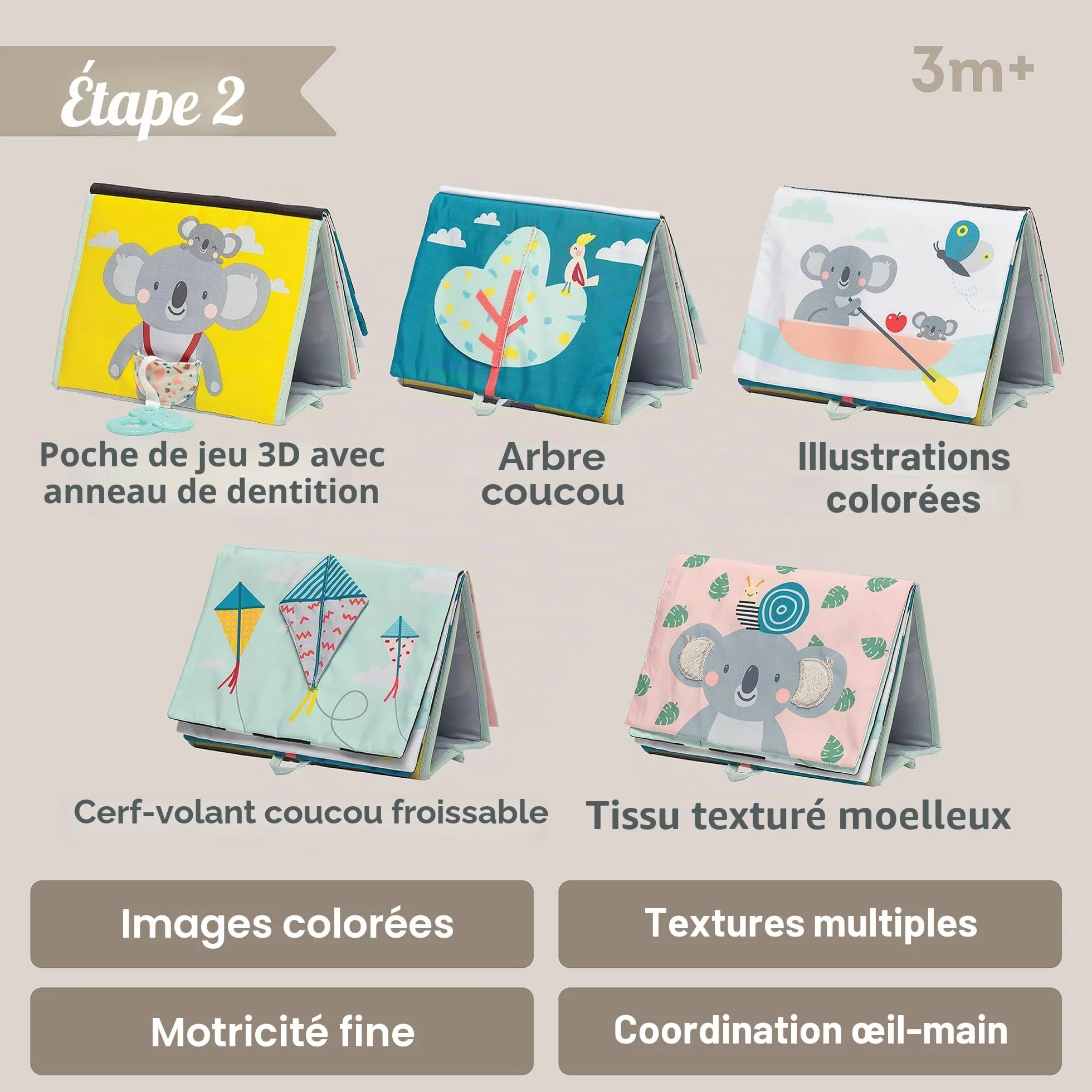 Taf Toys Livre chevalet koala 12395
