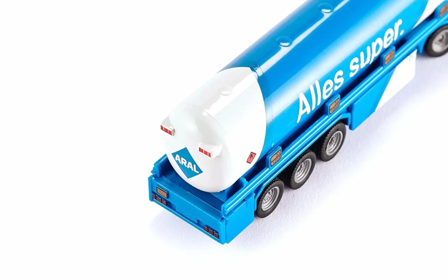 SIKU 1626 Camion-citerne Métal Plastique Bleu Blanc Logo ARAL Jouet Pneus Caoutchouc
