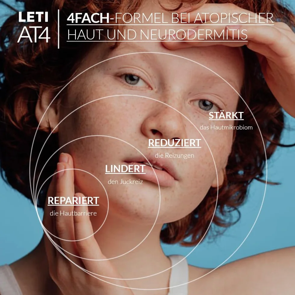LETI AT4 Defense Gesichtscreme SPF 50+ 50 ml hautschützende wasserabweisende Sonnenschutz