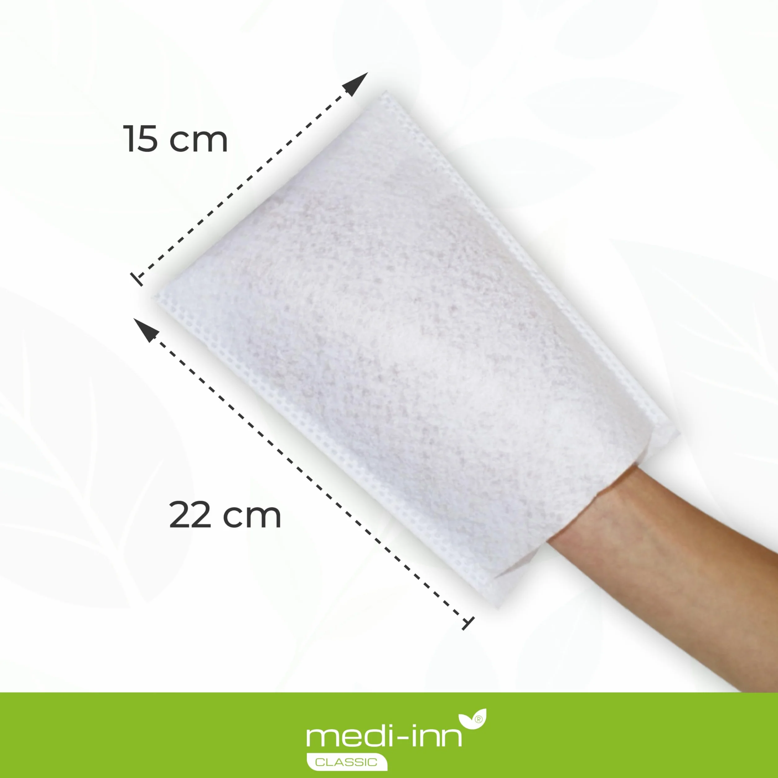Medi-Inn Gants de Toilette Jetables Molton 100 Stück