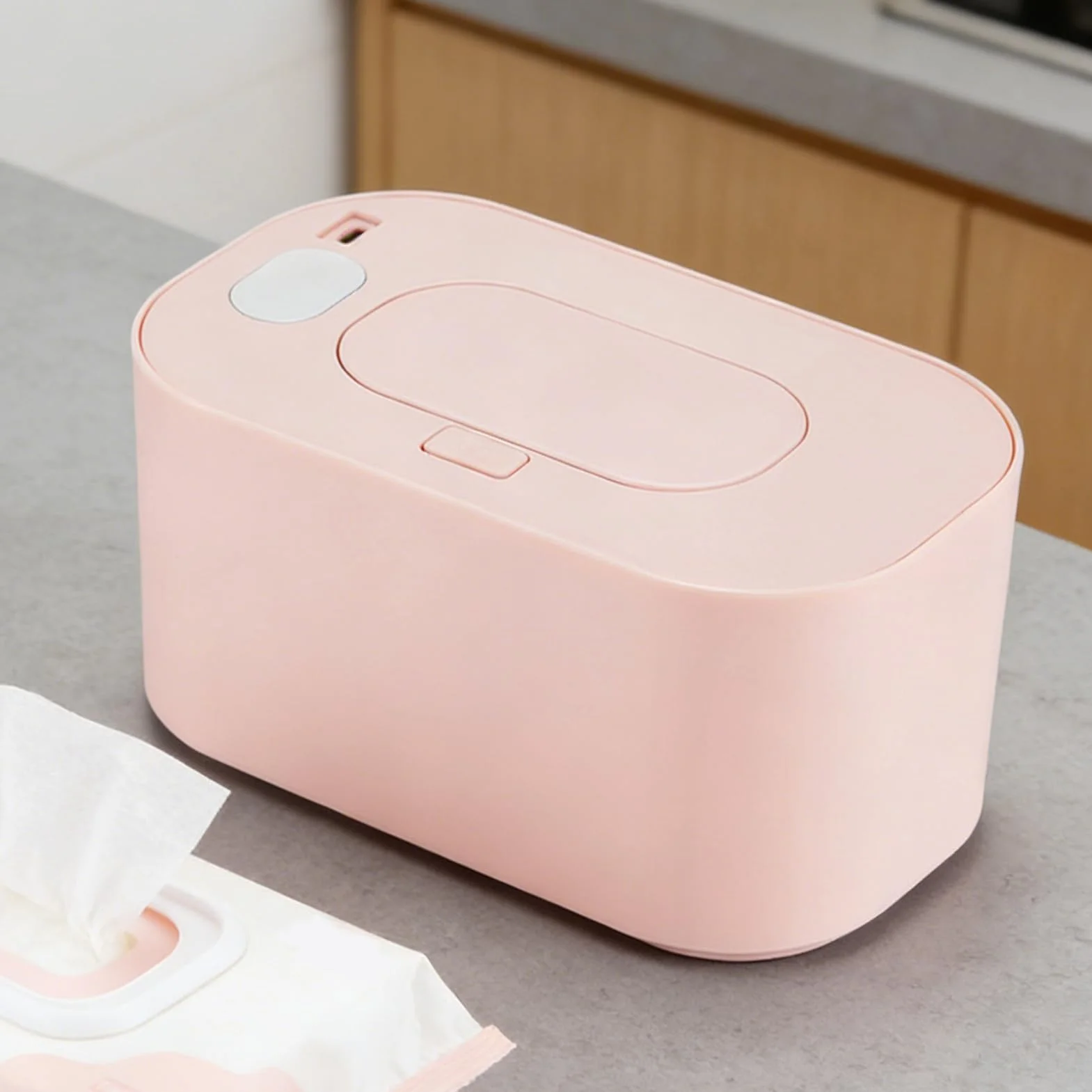 Chauffe-lingettes pour bébé 270 g portable chaleur douce tissus humides soins